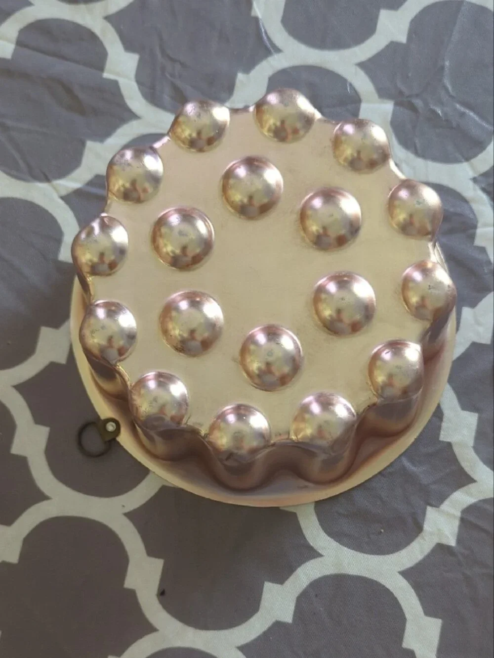 Copper Tone Bundt Cake Mold - Home Kitchen